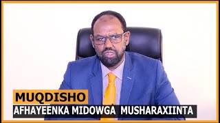 Afhayeenka Midowga  Musharaxiinta Soomaaliya Ayaa Ugu Baaqay Madaxweynaha In Uu Xilka Iska-Wareejiyo