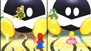 Mario Party 5 minigames- Bowser Junior vs Mario vs Peach vs Yoshi