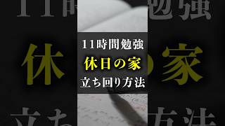 【11時間勉強】最高に集中できた休日の立ち回り【まもなくGW】