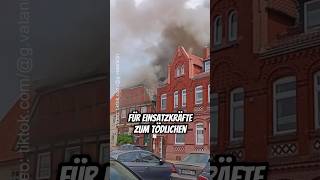 ⚠️Vorsicht beim Dachstuhlbrand 🔥 #feuerwehr #verden #dachstuhl