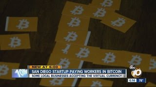 San Diego companies paying workers in bitcoin