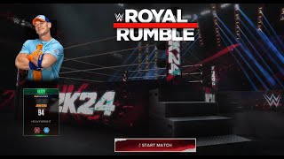 🟤LIVE - WWE 2K24 Royal Rumble | Can John Cena win it ?! | PS5