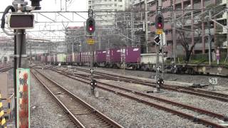 2012.3.18 常磐線貨物2097レ EF510-504+コキ16B 我孫子駅通過シーン