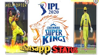 #Chennai Super Kings Whatsapp status 2020" || Latest CSK Status ||🔥IPL status | "IPL Team "|| CSK ||