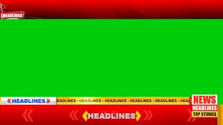 Green Screen News Headlines | Complete Setup | News Frame