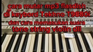 cara play musik mp3 di keybord TEKHNO T 9800i @mbahalewoh.