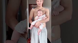 发现在男人手里的娃都很好带 #cute #萌娃 #宝宝 #嬰兒 #cutebaby