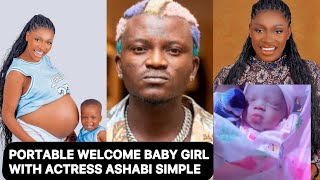 GOOD NEWS AS ACTRESS ASHABI SIMPLE WELCOME BABY GIRL WITH PORTABLE