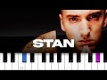 Eminem ft Dido - Stan (piano tutorial)