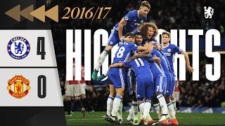 ⏪️ Chelsea 4-0 Man Utd | HIGHLIGHTS REWIND | Blue GOAL FEST sinks Mourinho's United! | EPL 16/17
