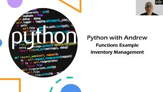 Python Functions - Inventory Example