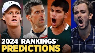 Top 10 ATP Rankings 2024 Predictions | Tennis Talk News