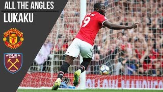 Romelu Lukaku v West Ham Goal | All The Angles | Manchester United