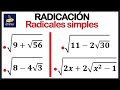 RADICACIÓN 15: De Radicales Dobles a Radicales Simples (Completo)