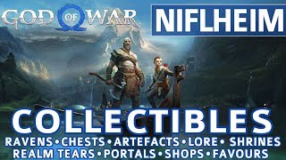 God of War - Niflheim All Collectible Locations (Favors, Valkyries, Shops, Realm Tears) - 100%
