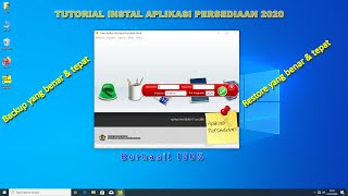 Instal Aplikasi Persediaan 2020