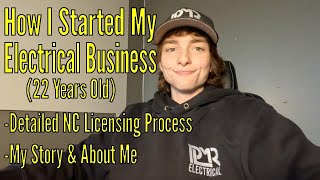 Business Owner/ Licensed Electrician at 22 Years Old