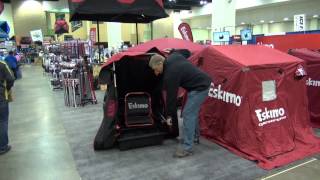 Eskimo Wide One Portable Flip Over Ice Fishing Shelter