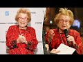 Celebrity sex therapist Dr Ruth Westheimer dies at 96