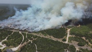 At least 8 homes destroyed in large wildfire near Possum Kingdom Lake in Palo Pinto County