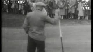 GOLF: Ryder Cup Golf Contest at Moortown (1929)