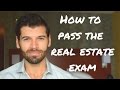 How to pass the real estate exam without reading the book. How to pass the real estate exam without reading the book.