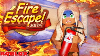 🔥 WHAT TO DO WHEN THERE'S A FIRE... 💥 | Roblox Fire Escape 👨‍🚒