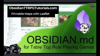 Obsidian - Pinnable Maps with Leaflet (2025)