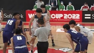 【ウインターカップ2022】関西(岡山) vs 鹿児島工(鹿児島) | 男子1回戦（2022.12.23）