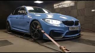 BMW M3 stage 3 Whifbitz tuned dyno power run!