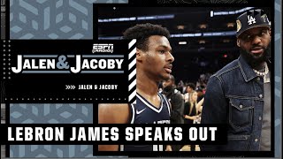 🚨 LEBRON STEPS IN 🚨Addressing Bronny’s upcoming college choice 👀 | Jalen & Jacoby