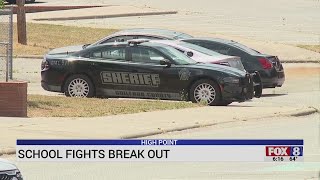 Police say fighting has increased at Triad high schools