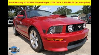 "FOR SALE" USED FORD  MUSTANG WITH 4000 MILES ON SALE in OCALA - WAS $32895
