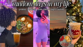 random vlog : pilates, shopping, getting makeup done & night routine