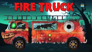 Scary Street Vehicles | Heavy Vehicles | Cars and Trucks | Halloween Video for Kids and Toddlers