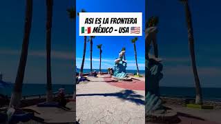 MURO FRONTERIZO en la playa de TIJUANA que divide a MÉXICO y ESTADOS UNIDOS, San Diego Border Tour