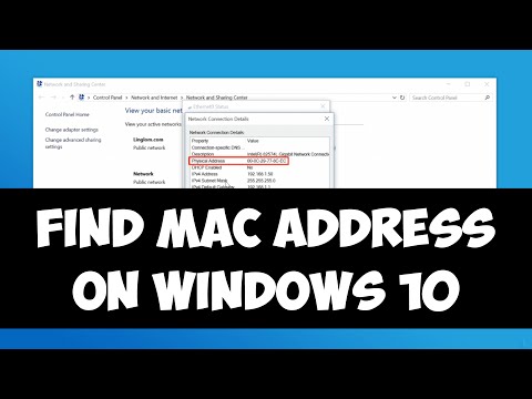 Find MAC address on Windows 10 Find MAC address on Windows 10