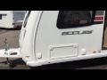 sterling eccles quartz sr 2011 fixed rear island bed 4 berth luxury touring caravan for sale £12995