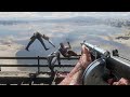 Red Dead Redemption 2 - Modern Weapons Ragdoll Kills (Uzi,AK47,Glock18 etc)