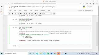 Tuple in Python|Jupyter Notebook| Python | Tutorial | IEMLabs
