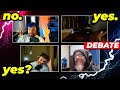 IS IT MORALLY OK TO RESPOND W/ VIOLENCE? Destiny Defends Himself In 1v2 Debate