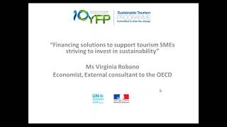 Webinar: Financing sustainable development in tourism SMEs