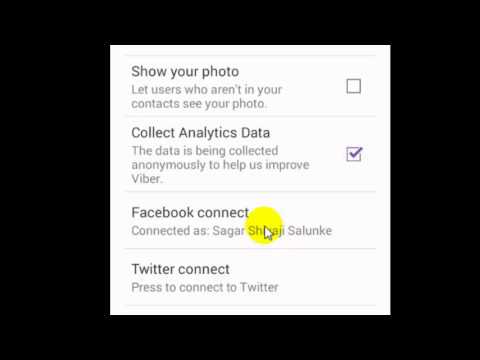 How to connect to facebook account in viber app How to connect to facebook account in viber app