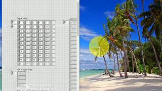 How to convert higher dimension arrays to lower dimension arrays in LabVIEW