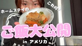 【アメリカ　留学】ホームステイ先のご飯①【ロサンゼルス　留学】【モッパン】