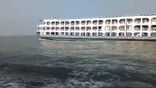 MV Tipu 7 overtake MV Keari cruise \u0026 Dine at Bay of Bengal