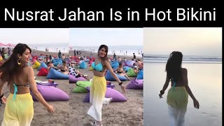 Nusrat Jahan The Bikini Girl Leaked Her New Vedio At Beach | 🔥😍 Beat Broke