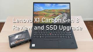Lenovo Thinkpad X1 Carbon Gen 8 Review and SSD Upgrade
