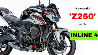 Finally Kawasaki is Bringing New Ninja Z250 with Inline 4 Engine 😮