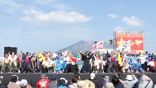 チーム長崎 🎵DAIDEN!～大伝海伝～ 📍かごしま春祭 大ハンヤ (ウォーターフロントパーク会場) 2023-04-23T14:54